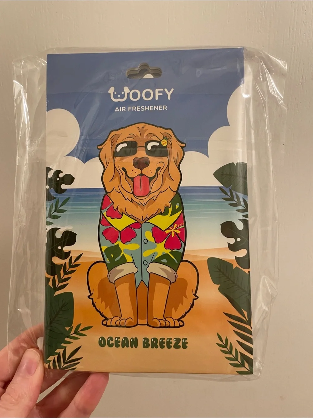 Ocean Breeze Dog Air Freshener - Blue/Multicolor